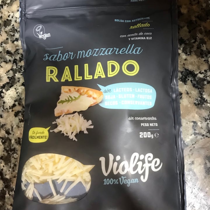 photo of Violife Queso Rallado sabor a Mozzarella shared by @corverd on  03 Oct 2020 - review
