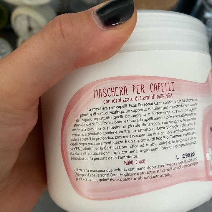 photo of Ekos personal care Maschera capelli Con Idrolizzato di Semi di Moringa shared by @deshewaa on  20 Jul 2022 - review