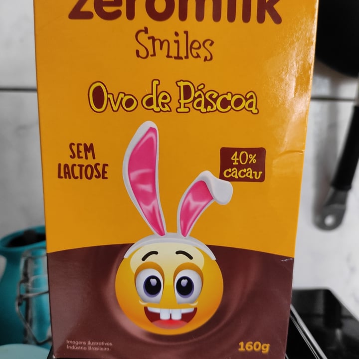 photo of Zeromilk Ovo De Páscoa Smiles 40% shared by @juhcnunes1986 on  23 Apr 2022 - review
