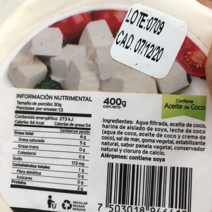 review photo of Veggie Delicatessen Queso Panela shared by @laurasainz on 12 Oct 2020 - review