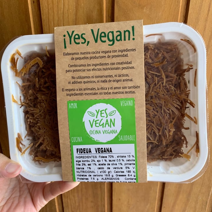 photo of Yes Vegan Fideuá Vegana shared by @vegala on  23 Aug 2021 - review