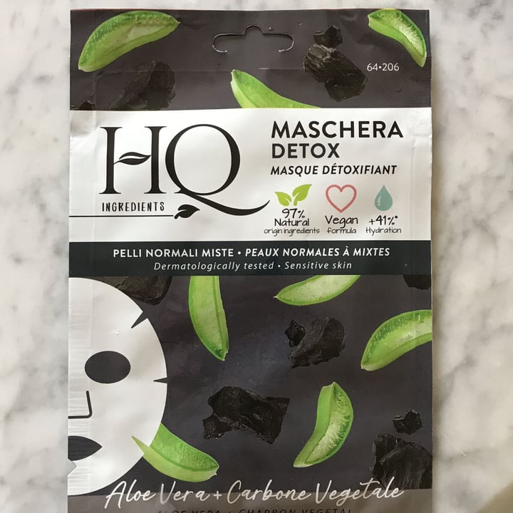 photo of HQ Maschera In Tessuto Detox shared by @elena12- on  13 May 2022 - review