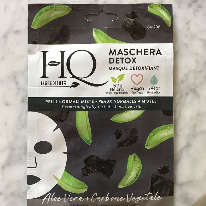 review photo of HQ Maschera In Tessuto Detox shared by @elena12- on 13 May 2022 - review