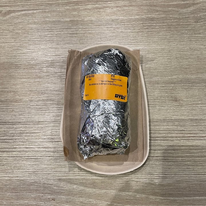 photo of Guzman Y Gomez Burrito (vegan option) shared by @yuki18 on  23 Mar 2021 - review