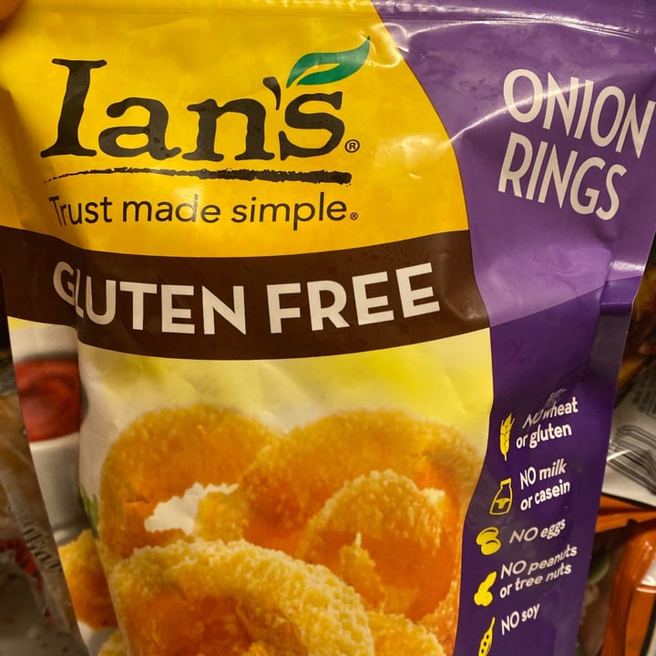photo of Ian’s Gluten free onion rings shared by @thatveganchick on  12 Apr 2021 - review