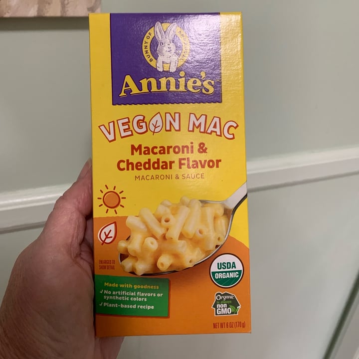 photo of Annie’s Annie's Vegan Macaroni shared by @onehungryvegan on  27 Feb 2022 - review
