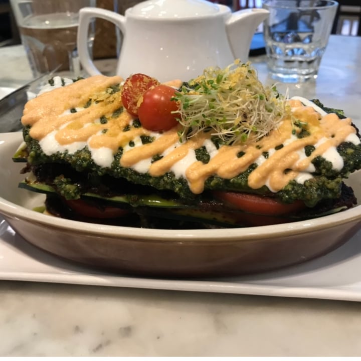 photo of The Living Cafe Zucchini Lasagne shared by @piggy-egg on  30 Nov 2021 - review