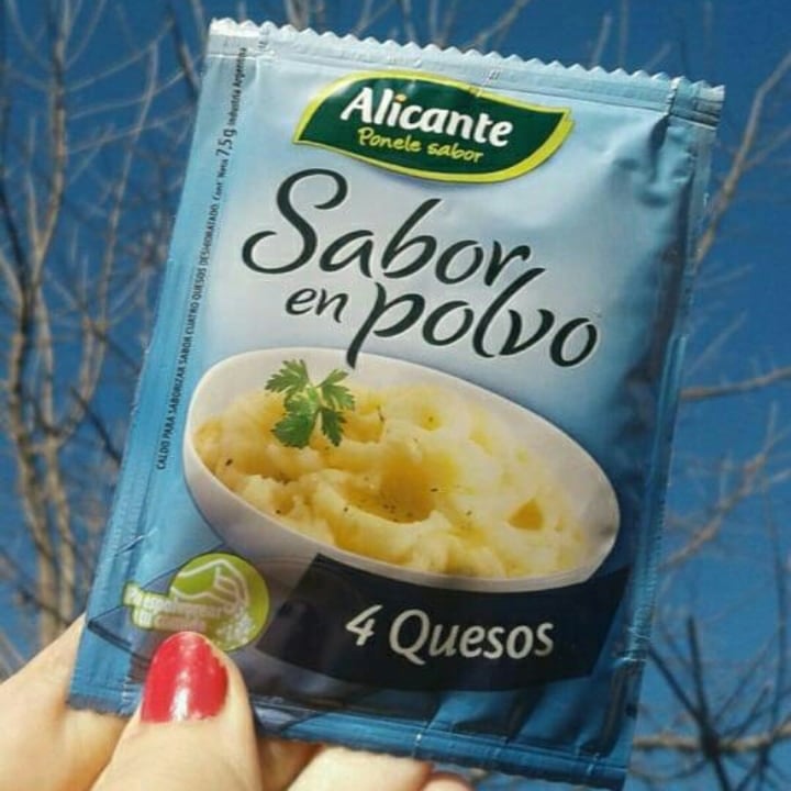 photo of Alicante Sabor en Polvo 4 Quesos shared by @florvegan on  03 Jun 2020 - review