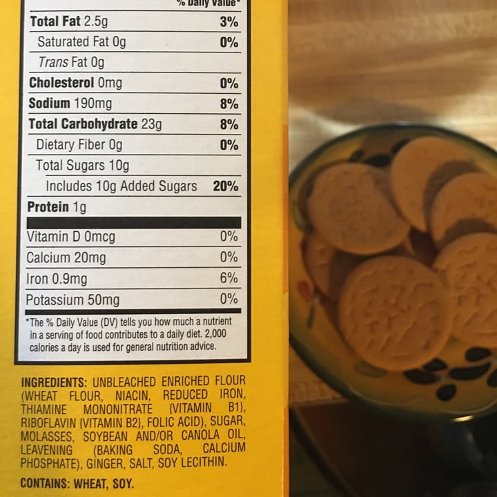 photo of Nabisco Ginger Snaps shared by @skeeter on  23 Sep 2020 - review