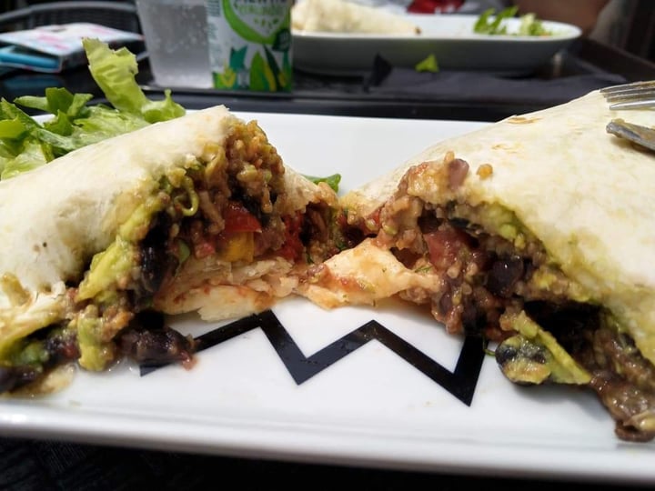 review photo of Black Bean Chili Burrito shared by @rawveganeuny on 15 Aug 2019 - review