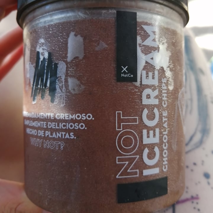 photo of NotCo Not Icecream Chocolate Chips shared by @unknownveg on  08 Dec 2020 - review