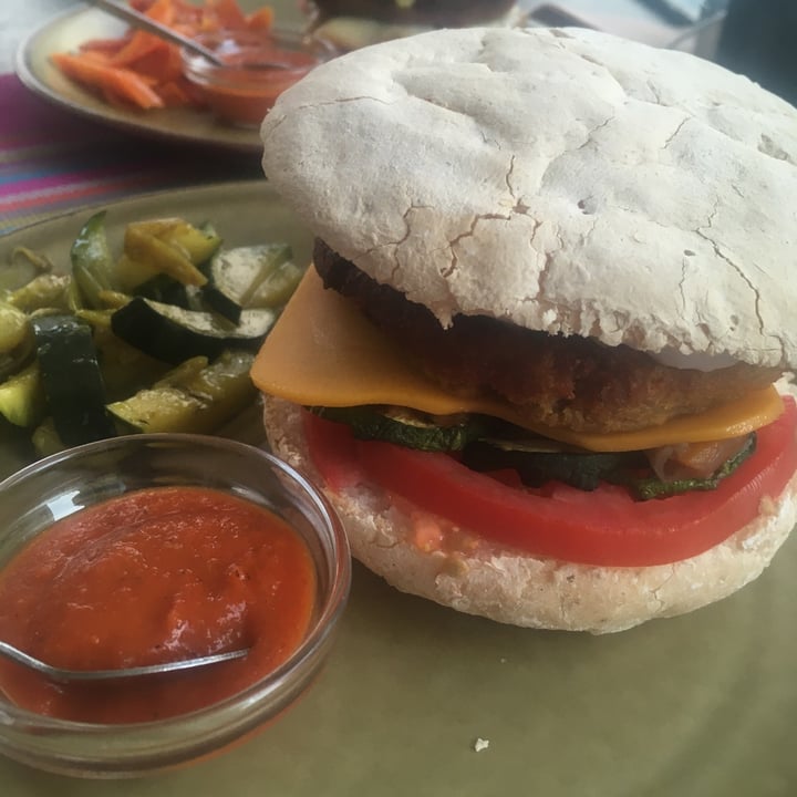 photo of CasaVeggy Vegan Burger (gluten free bread) shared by @cesca on  28 Jul 2020 - review