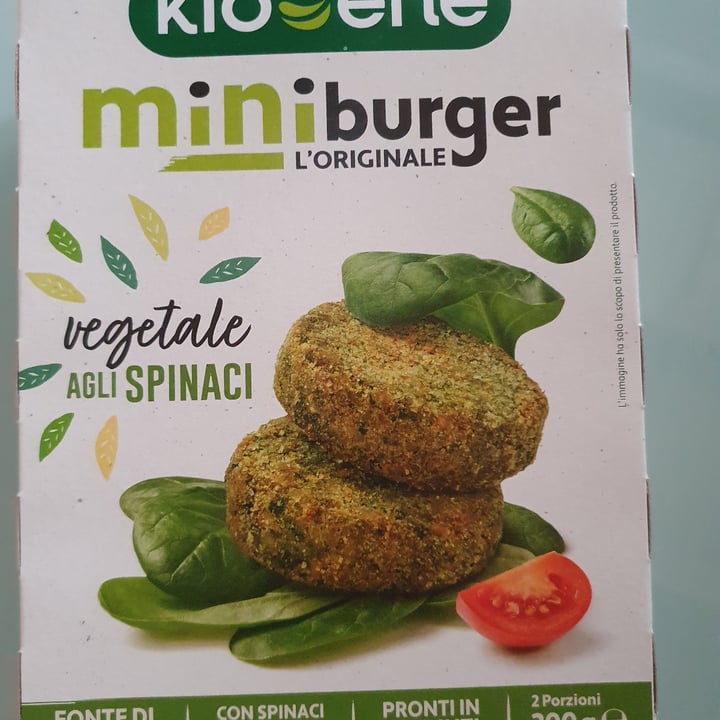 photo of Kioene Mini Burger Vegetale Agli Spinaci shared by @leog on  23 Mar 2022 - review