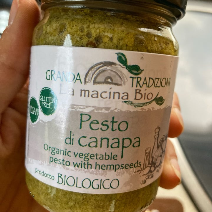 photo of La macina bio pesto di canapa shared by @akela on  28 Oct 2022 - review