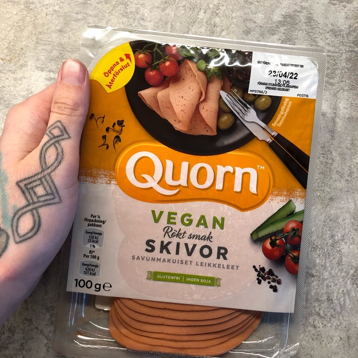 review photo of Quorn Veganskivor rökt smak shared by @mickyneko on 14 Apr 2022 - review