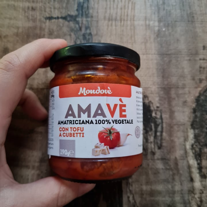 review photo of Mondovè Amatriciana vegetale shared by @michelazenari on 30 Apr 2022 - review