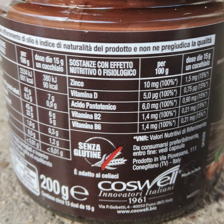 review photo of L' Angelica Crema spalmabile cioccolato shared by @giuliacarosio on 02 Nov 2022 - review
