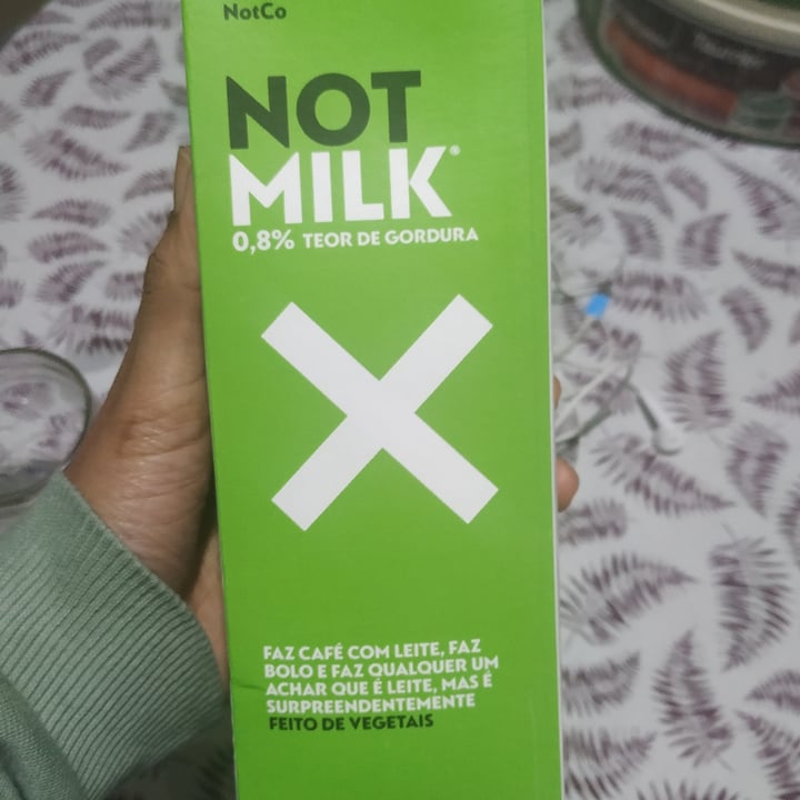 review photo of NotCo Not Milk 0.8% Teor de Gordura shared by @emanoele on 29 Jun 2022 - review