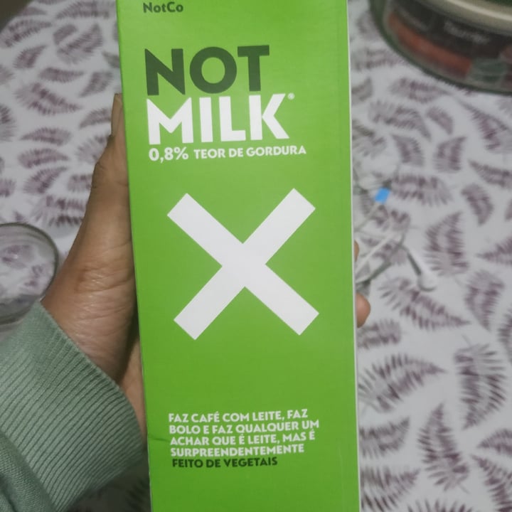 photo of NotCo Not Milk 0.8% Teor de Gordura  shared by @emanoele on  29 Jun 2022 - review