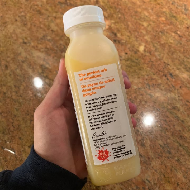 photo of Happy V Planet Orange Juice shared by @jeslynpopp on  10 Aug 2021 - review