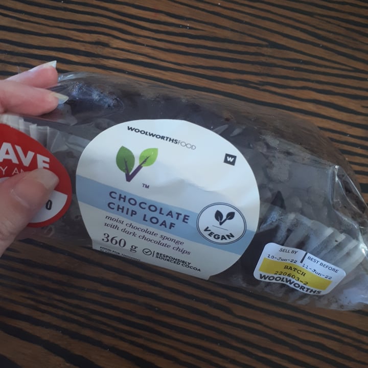 photo of Woolworths Food Chocolate Chip Loaf shared by @laurenf on  11 Jun 2022 - review