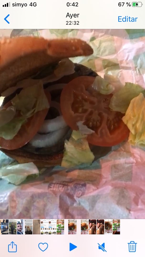 photo of Burger King Rebel Whoper shared by @sorayaronco on  22 Nov 2019 - review