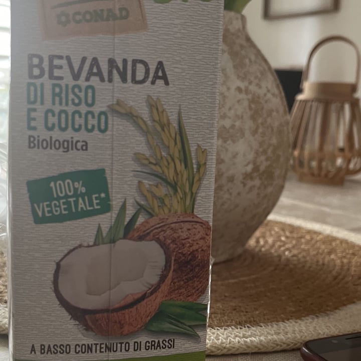 photo of Verso Natura Conad Veg Bevanda a base di riso e cocco shared by @martamaddalena on  25 Mar 2022 - review