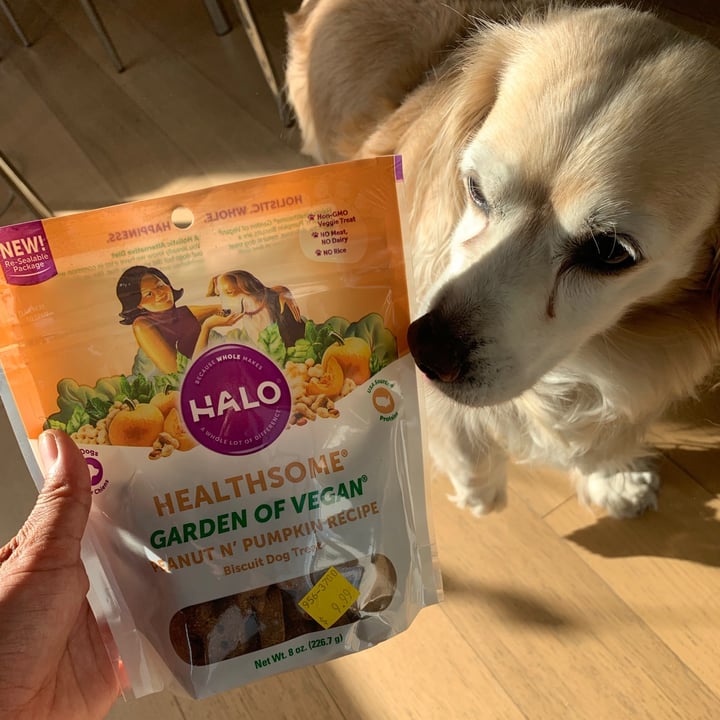 photo of Halo Peanut N’ Pumpkin Biscuit Dog Treats shared by @anasoto on  05 Sep 2021 - review