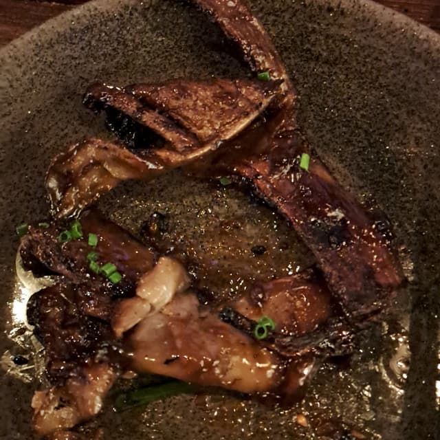 Photo of the dish “Teriyaki glazed oyster mushroom skewers”