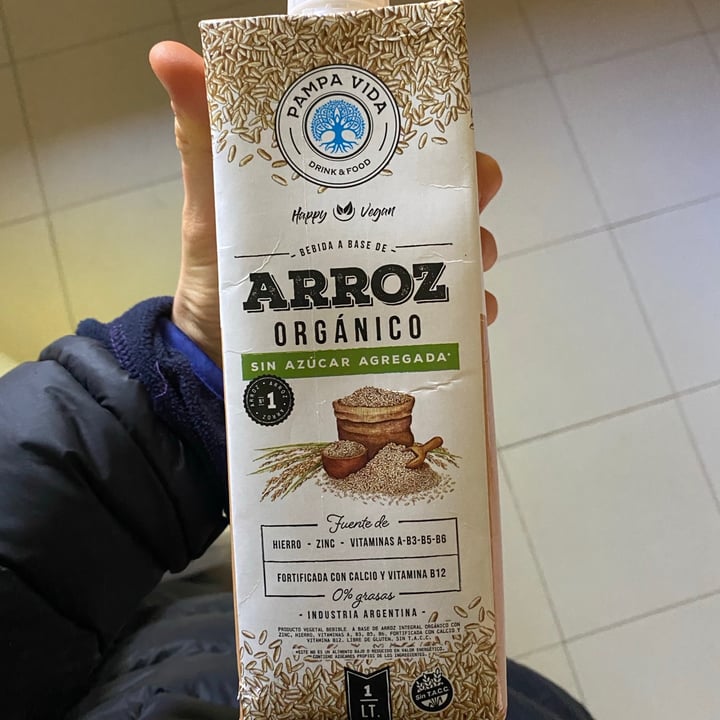 photo of Pampa Vida Leche De Arroz Organico Sin Azucar shared by @inespressable on  11 Sep 2021 - review