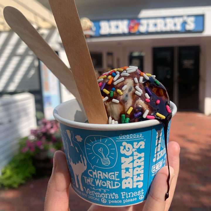 photo of Ben & Jerry's chocolate chips cookie dough ice cream shared by @gingeronearth on  20 Aug 2022 - review
