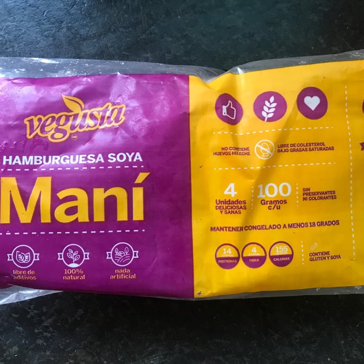 photo of Vegusta Hamburguesa De Soya Y Maní shared by @matoliin on  30 Mar 2021 - review