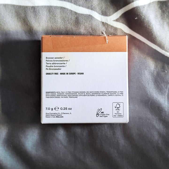 review photo of 3INA 621 The Glow Bronzer Powder shared by @dafi on 08 Sep 2022 - review
