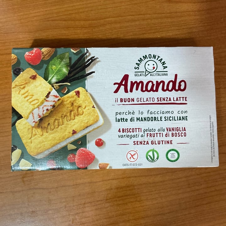 photo of Sammontana 4 biscotti gelato alla vaniglia variegati ai frutti di bosco shared by @flasol on  21 Oct 2022 - review