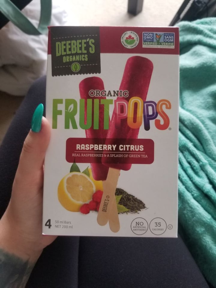 photo of Deebee’s organics Deebees tea pops shared by @mermaidgirl on  05 Mar 2020 - review