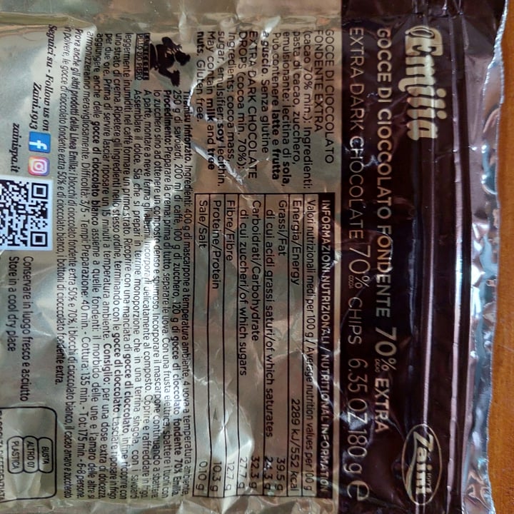 review photo of ZĆ ini Gocce di cioccolato fondente extra shared by @httpmarina on 23 Mar 2022 - review