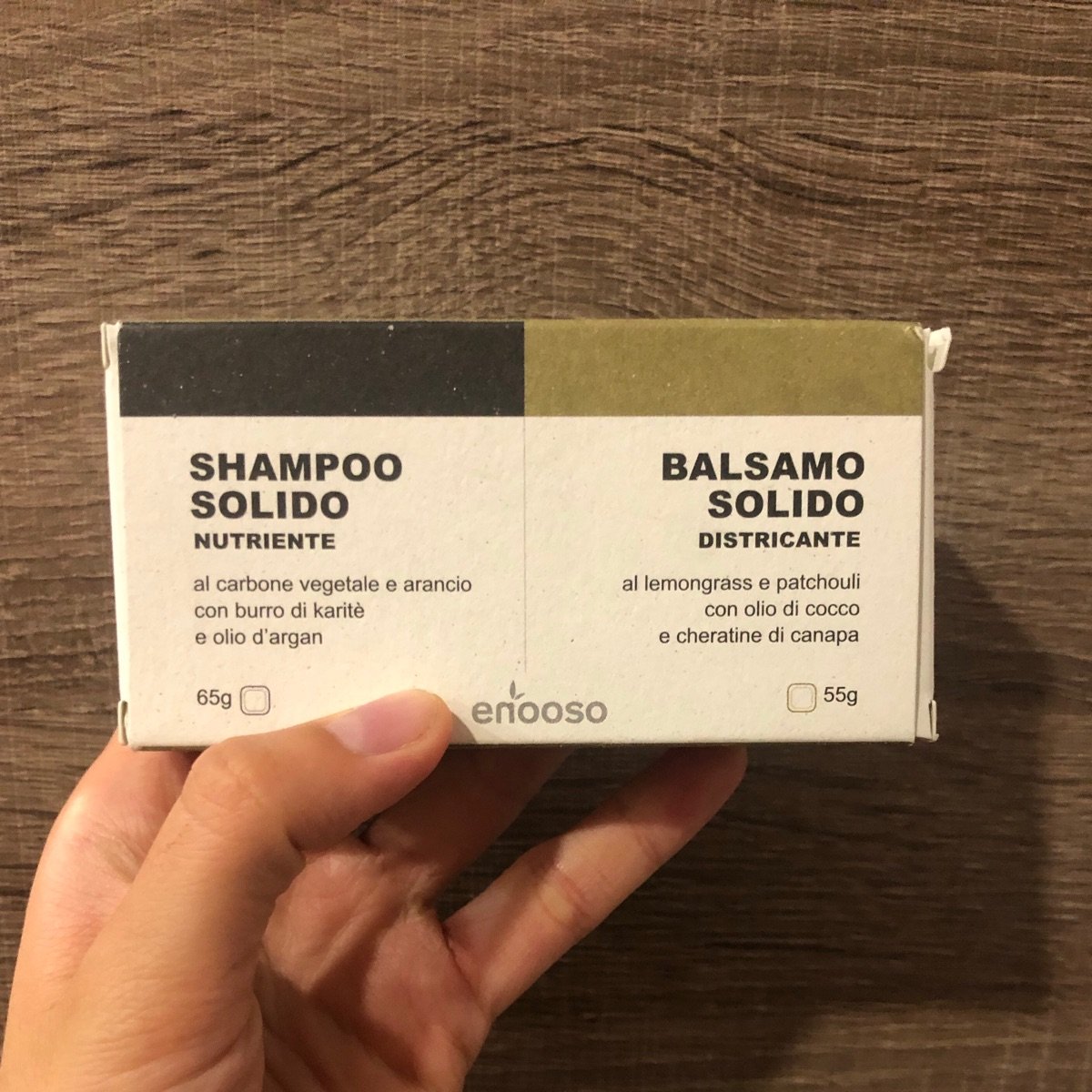 Enooso Shampoo e balsamo solido Reviews | abillion