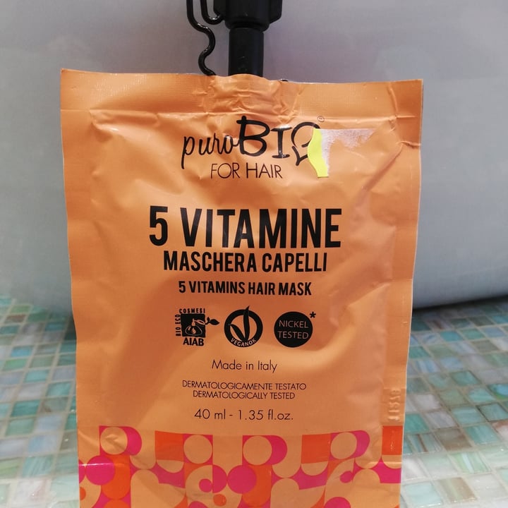 photo of PuroBIO Cosmetico Maschera 5 vitamine shared by @virginiav on  27 Nov 2021 - review