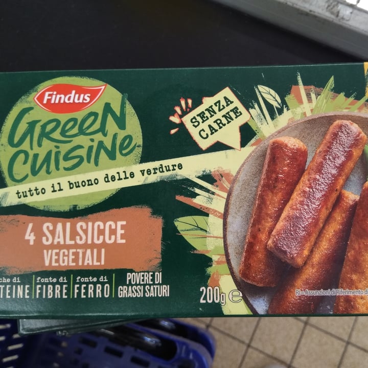 photo of Findus 4 Salsicce Vegetali shared by @napkinring on  10 Oct 2021 - review