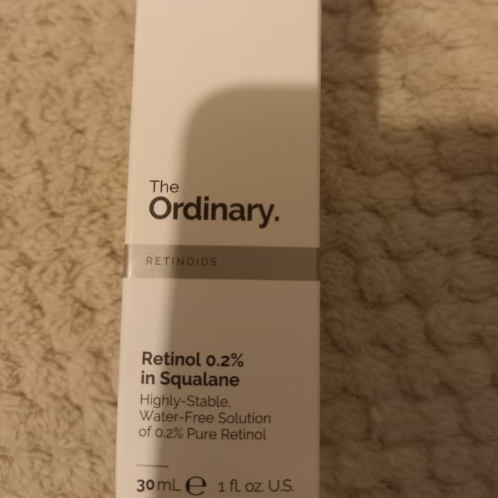 photo of The Ordinary Retinol 0.2% in Squalene shared by @astoria on  01 Nov 2021 - review