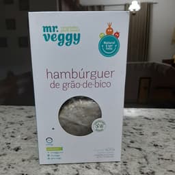 Hamburguer de grão de bico Mr. Veggi