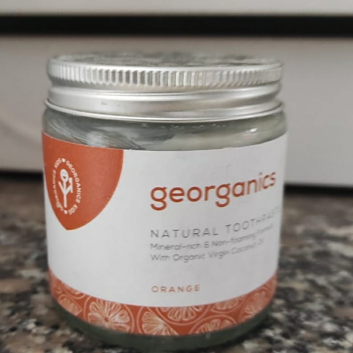 photo of Georganics Orange toothpaste shared by @desdeees on  30 Oct 2020 - review