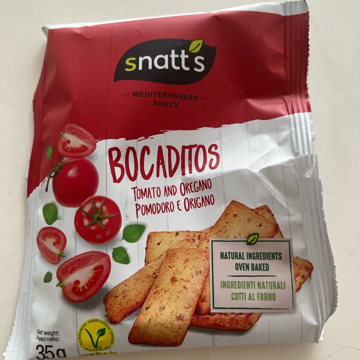 photo of snatt’s Bocaditos Tomato And Oregano shared by @gaiacc on  08 Apr 2022 - review