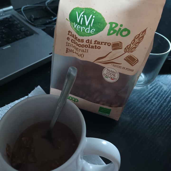 review photo of Viviverde coop flakes di farro al cioccolato Flakes di farro e cioccolato shared by @yumechan on 11 Aug 2022 - review