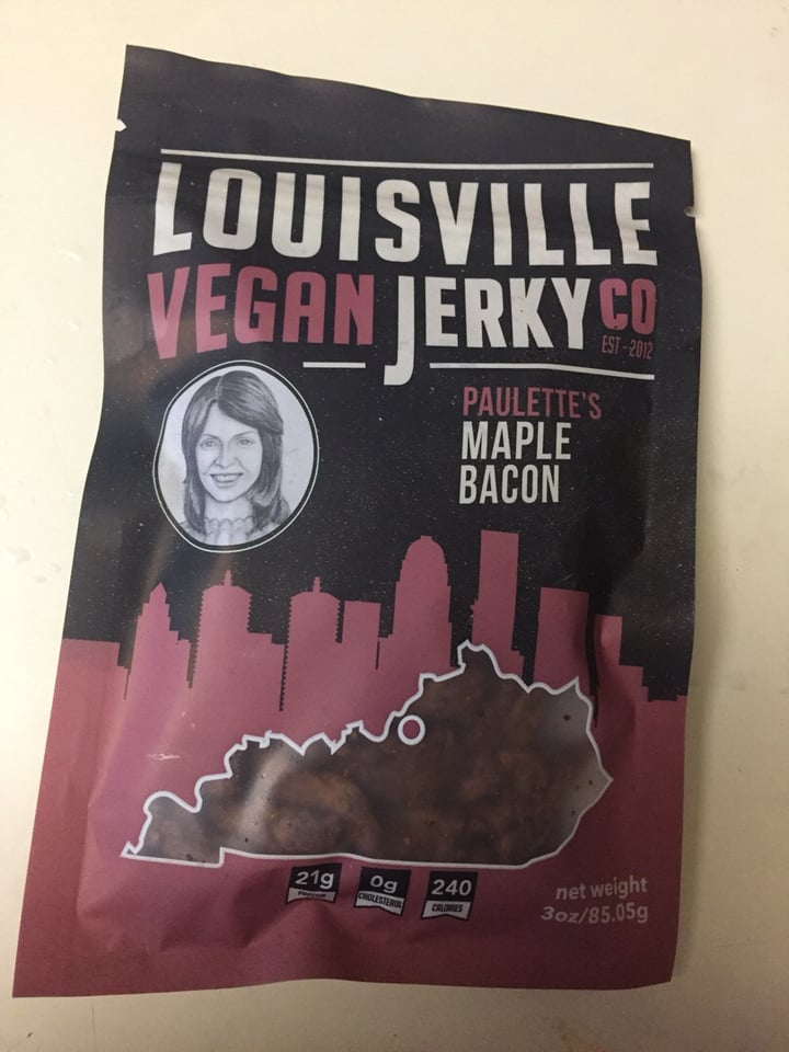 review photo of Louisville Vegan Jerky Co. Maple Bacon shared by @heathielu on 12 Aug 2019 - review