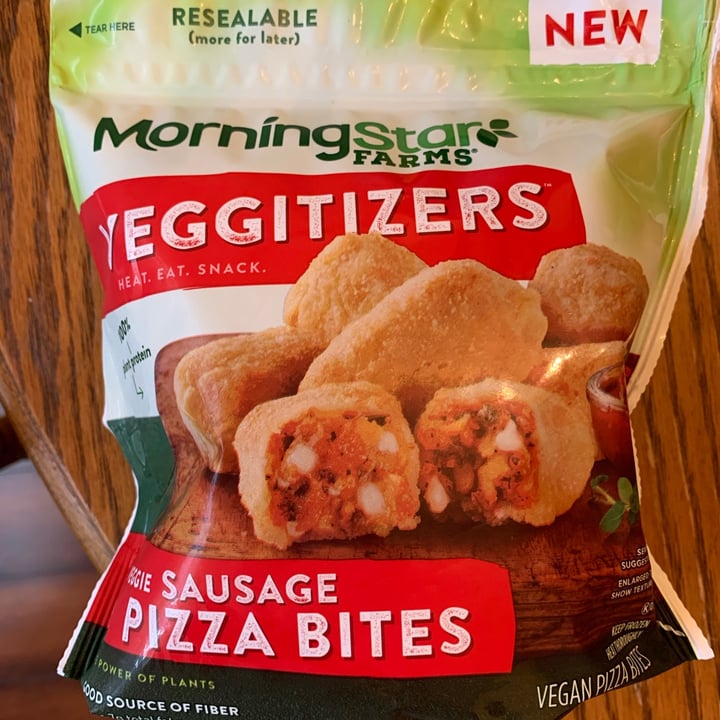 photo of MorningStar Farms Veggitizers Veggie Sausage Pizza Bites shared by @pbric1 on  29 Oct 2020 - review