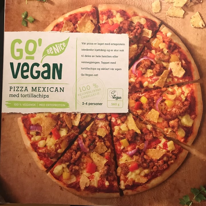 photo of go' vegan Pizza Mexican With Tortilla Chips shared by @andreacantto on  22 Feb 2021 - review