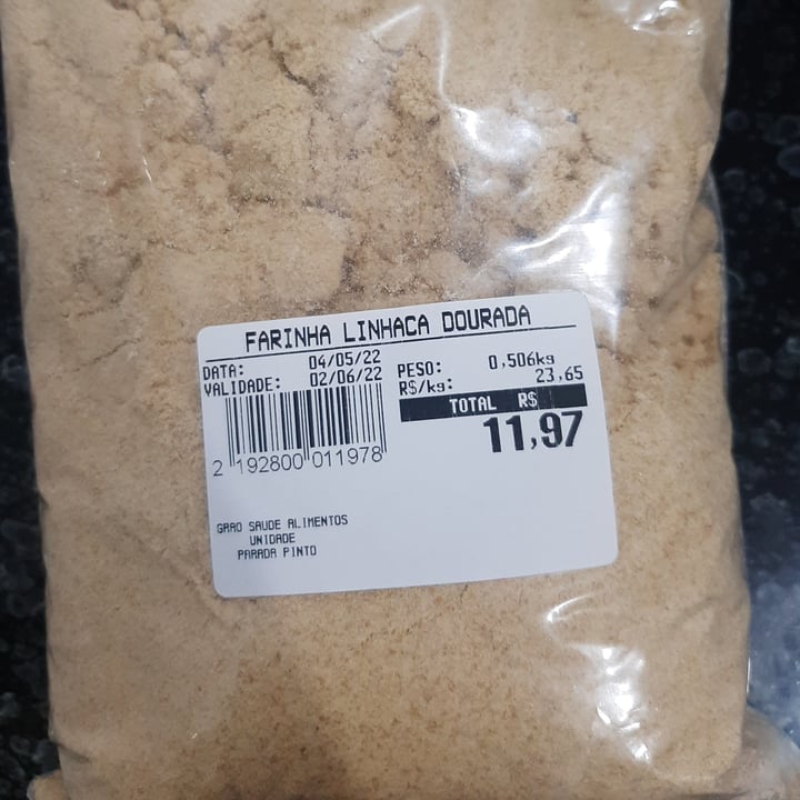 photo of Grão saúde alimentos Farinha de Linhaça Dourada shared by @elainefn on  17 May 2022 - review