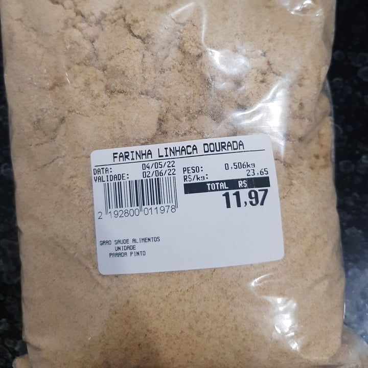 review photo of Grão saúde alimentos Farinha de Linhaça Dourada shared by @elainefn on 17 May 2022 - review