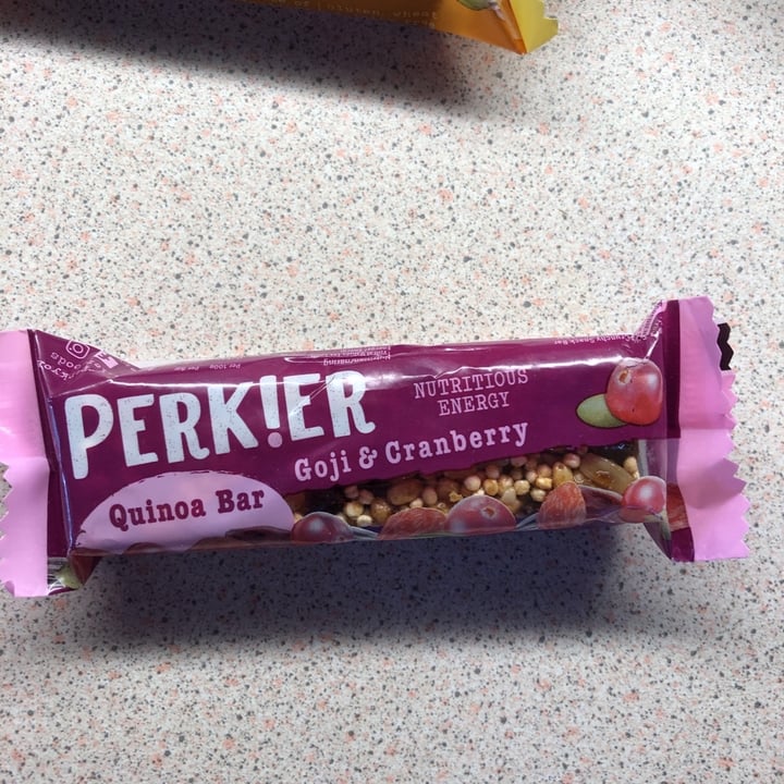 photo of Perkier Goji & Cranberry Quinoa Bar shared by @elwa21 on  18 Jan 2020 - review